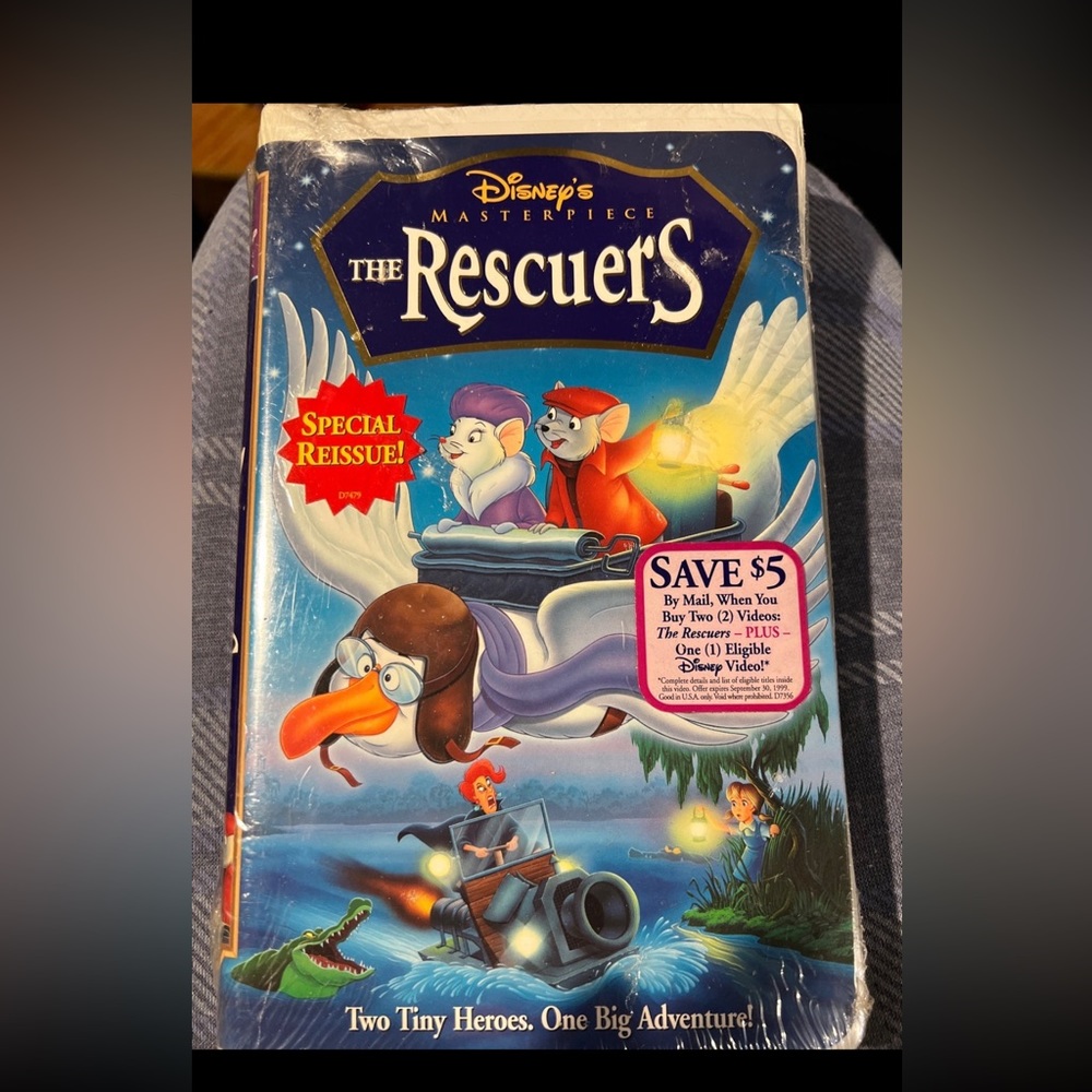 The Walt Disney’s The Rescuers Masterpiece Collection VHS Video Tape Special